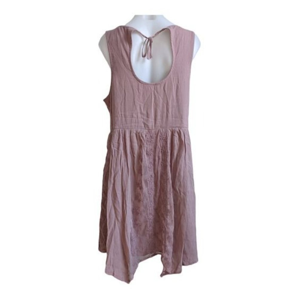 Euc Abercrombie & Fitch Womens Sz Large Shift Dress Purple Scoop Neck Sleeveless